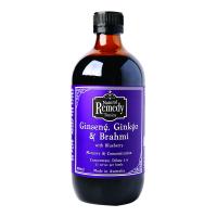 Natural Remedy Tonics Ginseng Ginkgo & Brahmi Concentrate 500ml